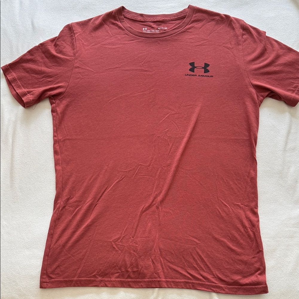Under Armour Men's Rust Red Short-Sleeve Performance Tee, Size S